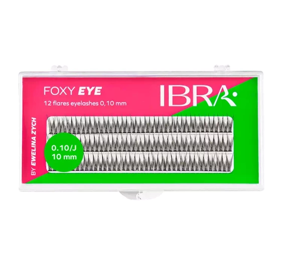 Ibra Foxy Eye sztuczne rzęsy kępki czarne 10mm