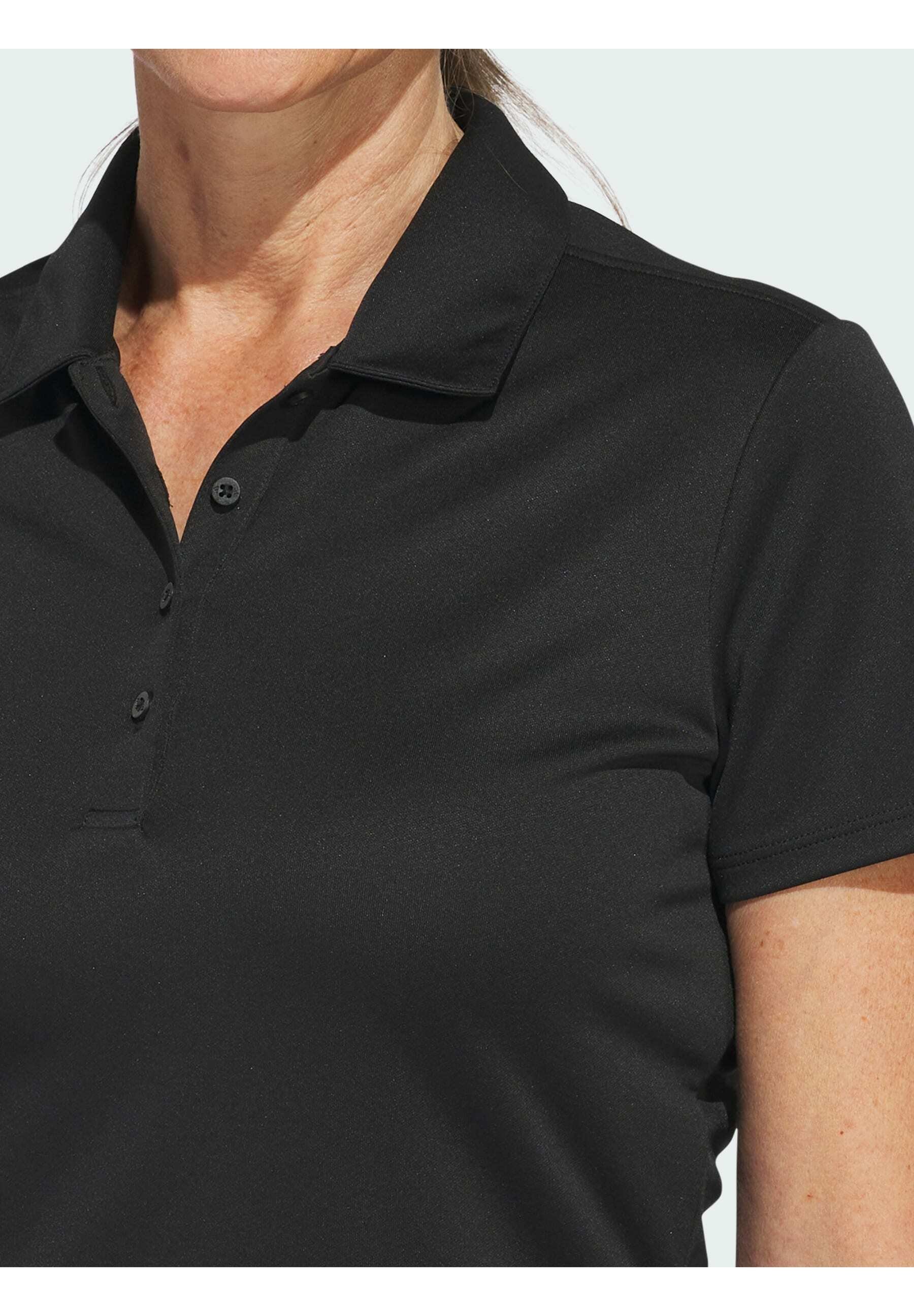adidas Golf DAME SOLID PERFORMANCE SHORT SLEEVE - Poloskjorter - black