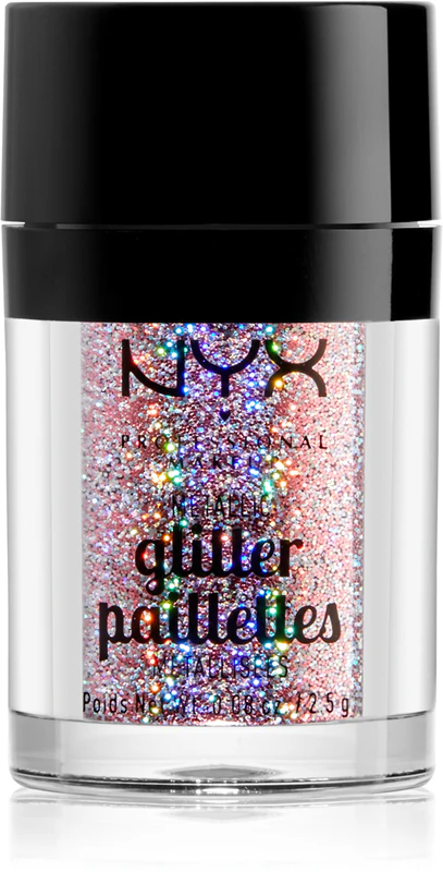 NYX Professional Makeup Glitter Goals metalické trblietky na tvár a telo