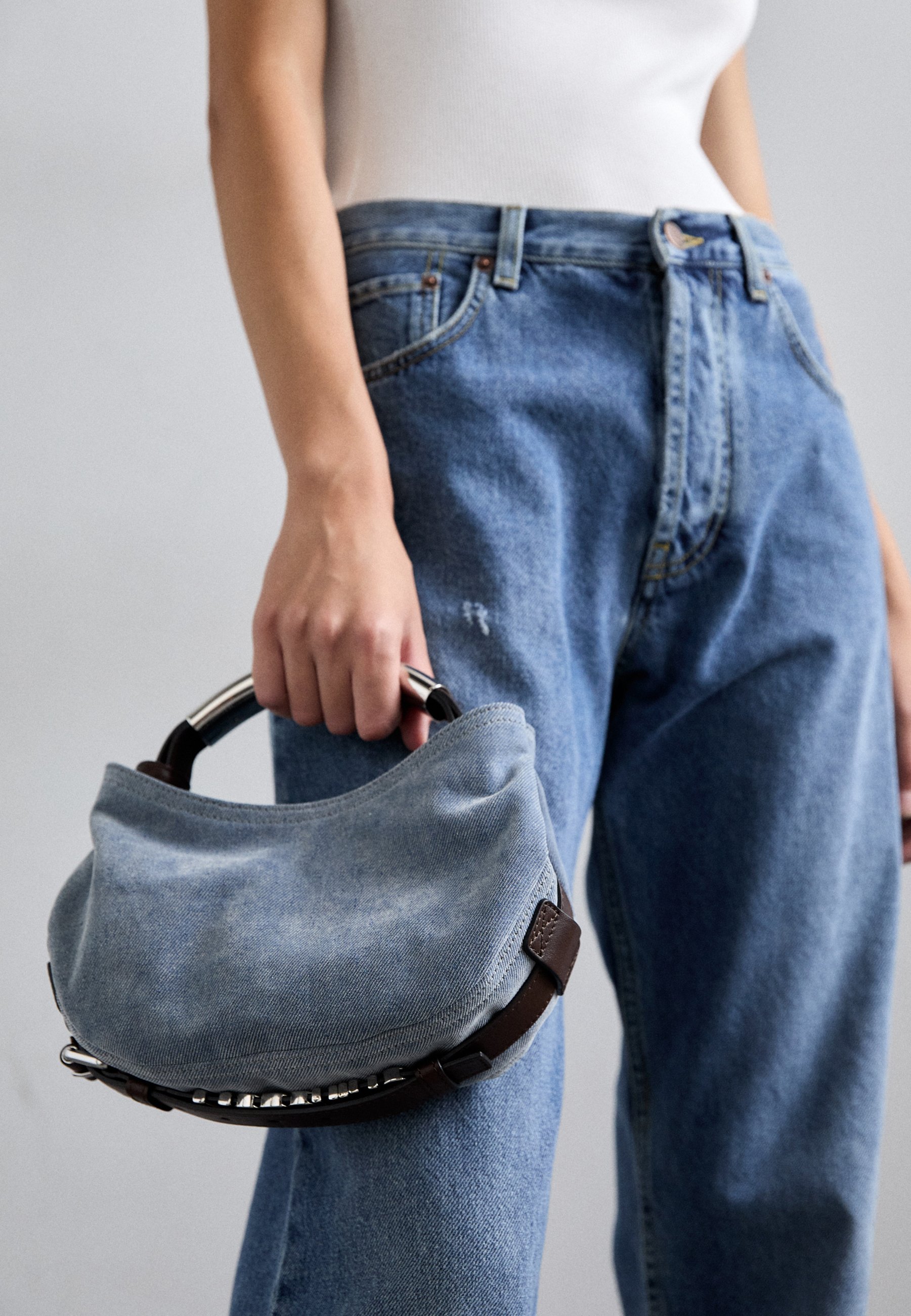 MOSCHINO BORSA - Handtas - celeste
