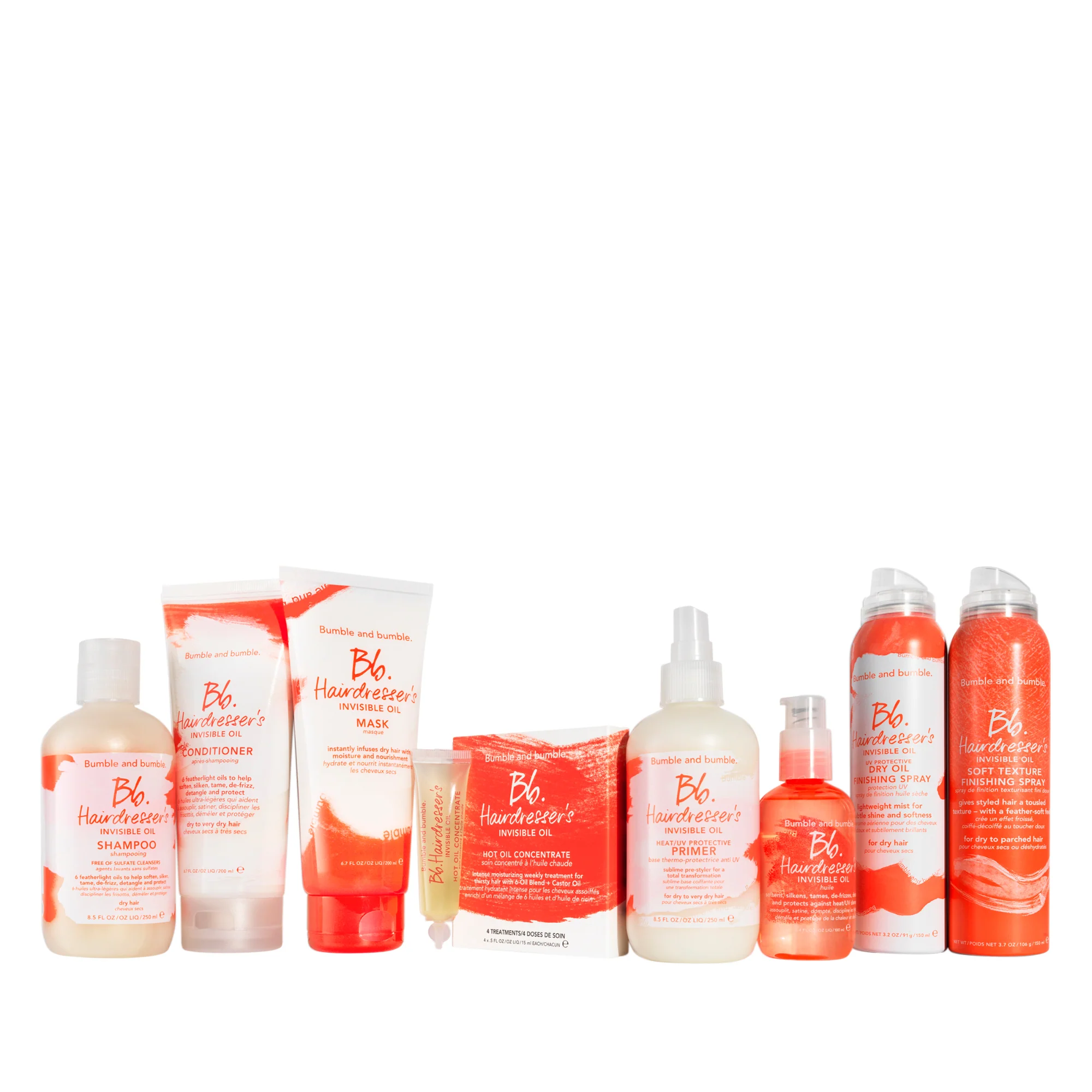Hairdresser's Invisible Oil UV Protective Dry Oil Finishing Spray - Spray Capelli Styling & Finish, Olio Capelli Styling & Finish