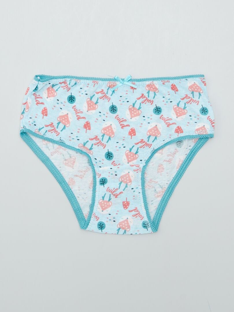 Conjunto de calzoncillos de algodón - 5 piezas - VERDE