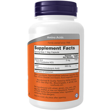Now Supplement Now Gaba 100 capsules 100 capsules