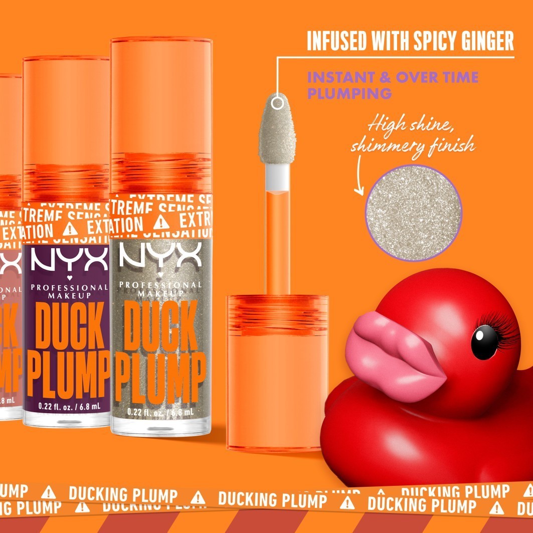 NYX Professional Makeup lūpų blizgis Duck Plump lūpų blizgis - 7ml