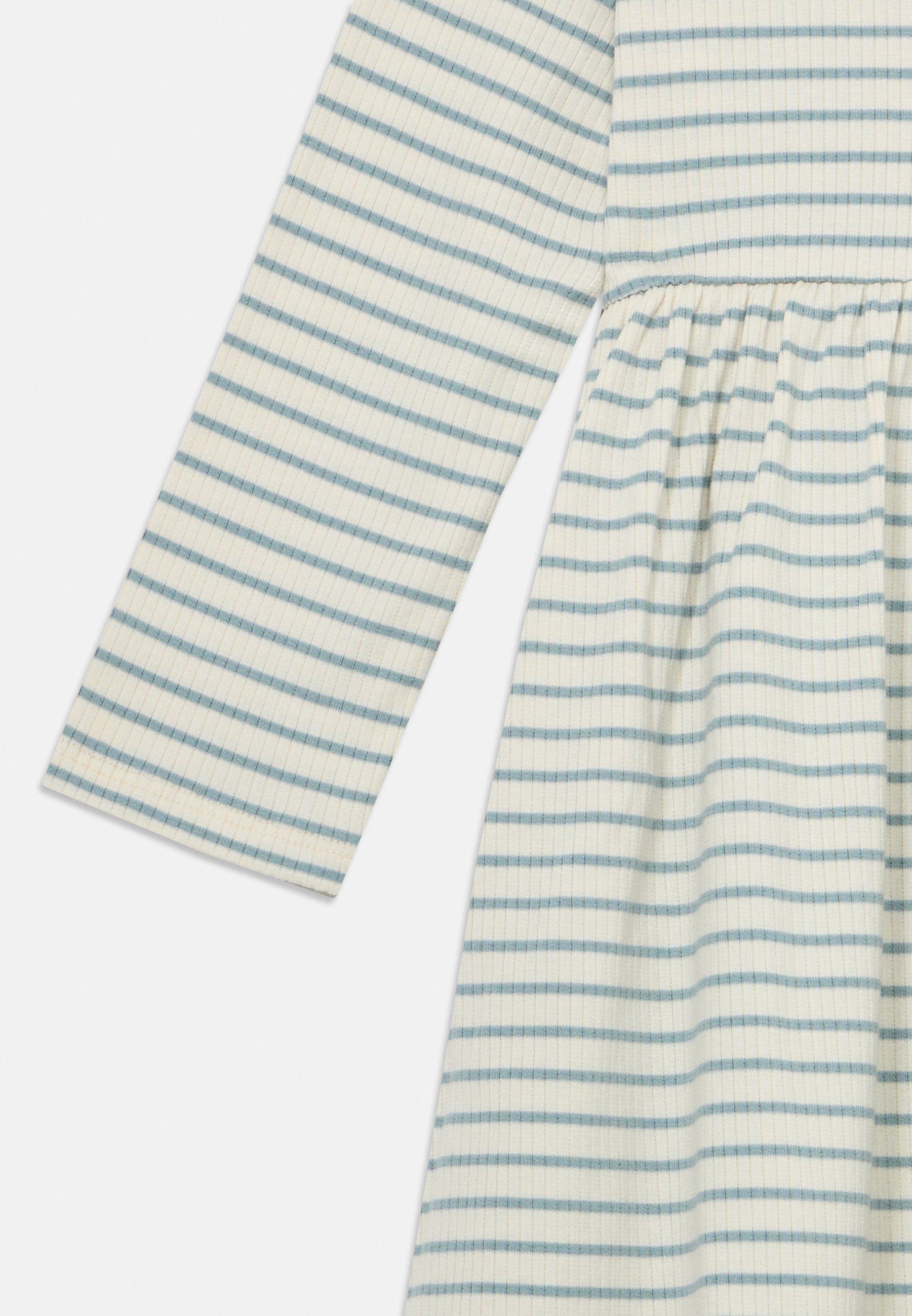 ONLY MINI KMGMAUDE LIFE STRIPE O NECK DRESS - Abito in jersey - betulla/arona