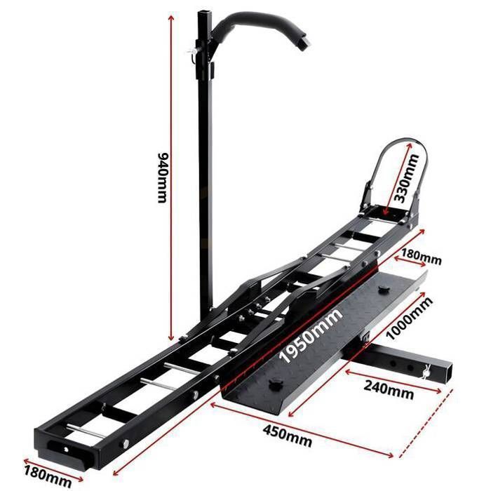 Portamotos - SICOBA EXPRESS EQUIPMENT - Enganche para scooter - Rampa de carga de 227 kg