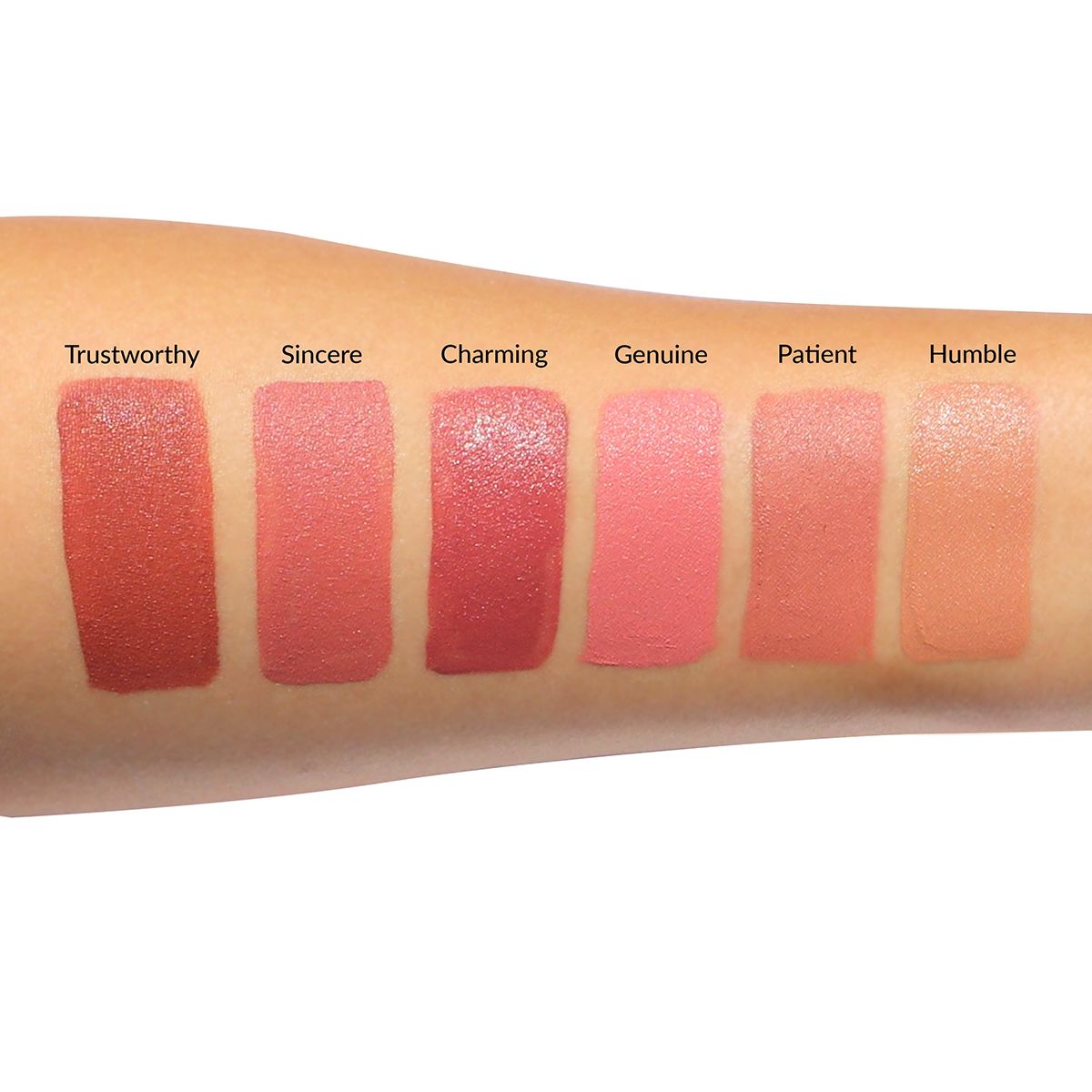 Upoznajte Matte Hughes Nude Mini set tečnih ruževa Tečni ruževi