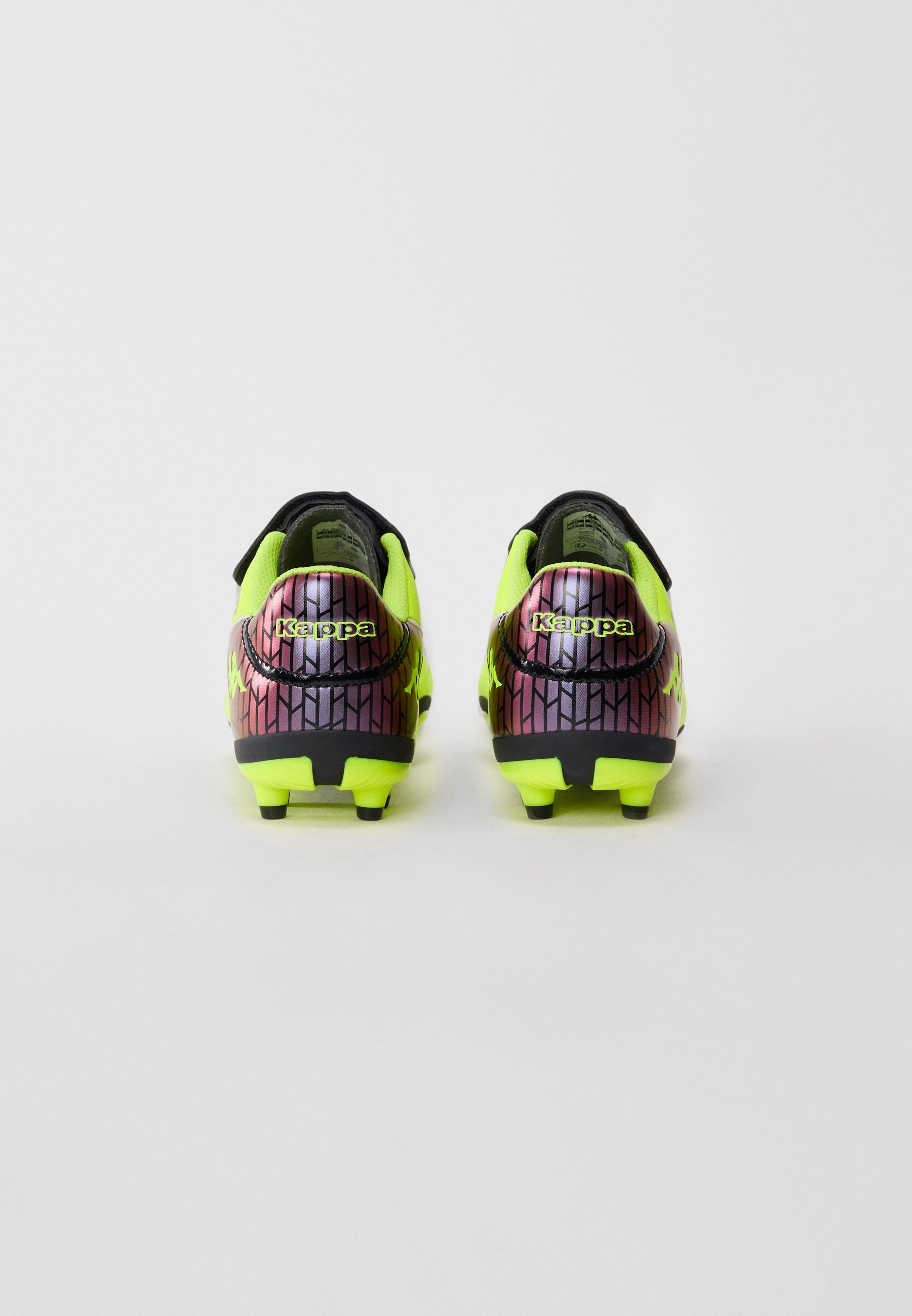 Kappa KOMBAT PLAYER UNISEX - Fußballschuhe für festen Boden - Neongelb/Schwarz
