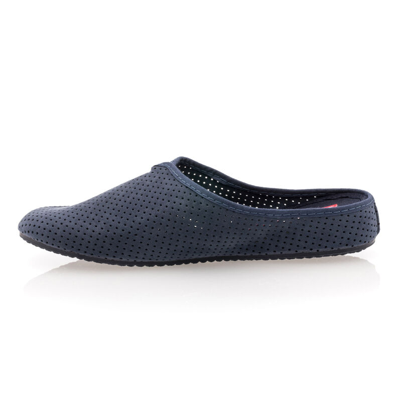Blaue Damenpantoffeln