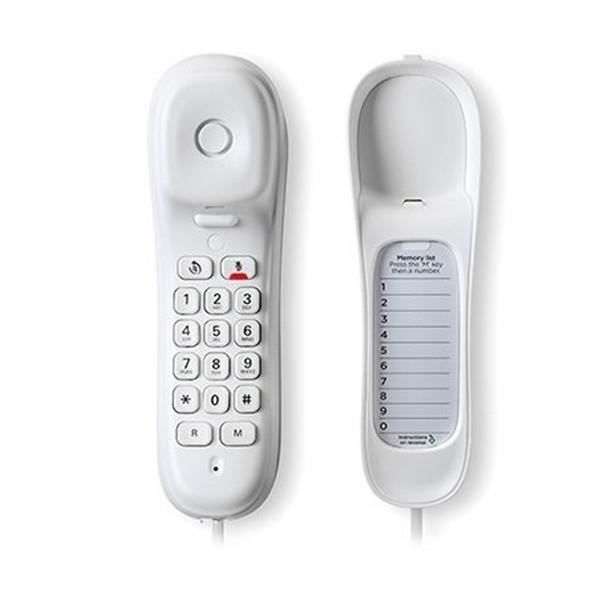 Telefone com fio - MOTOROLA - CT50 - 10 teclas de discagem rápida - Indicador visual de chamada - Montável na parede