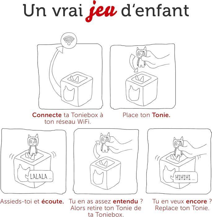 Figurine Audio - tonies - Le Petit Nicolas - Orange - A partir de 3 ans - Mixte