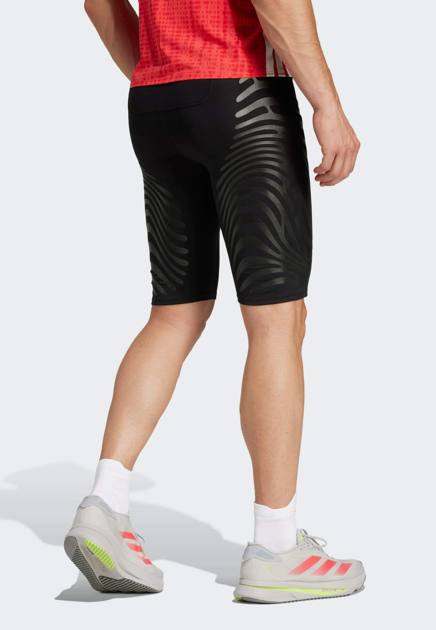 adidas Performance ADIZERO CONTROL SHORT - Kurze Lauftights - schwarz