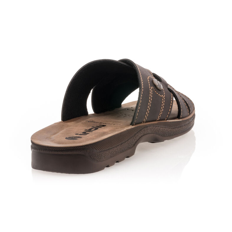  Brune sandaler / sko med åpen tå for menn