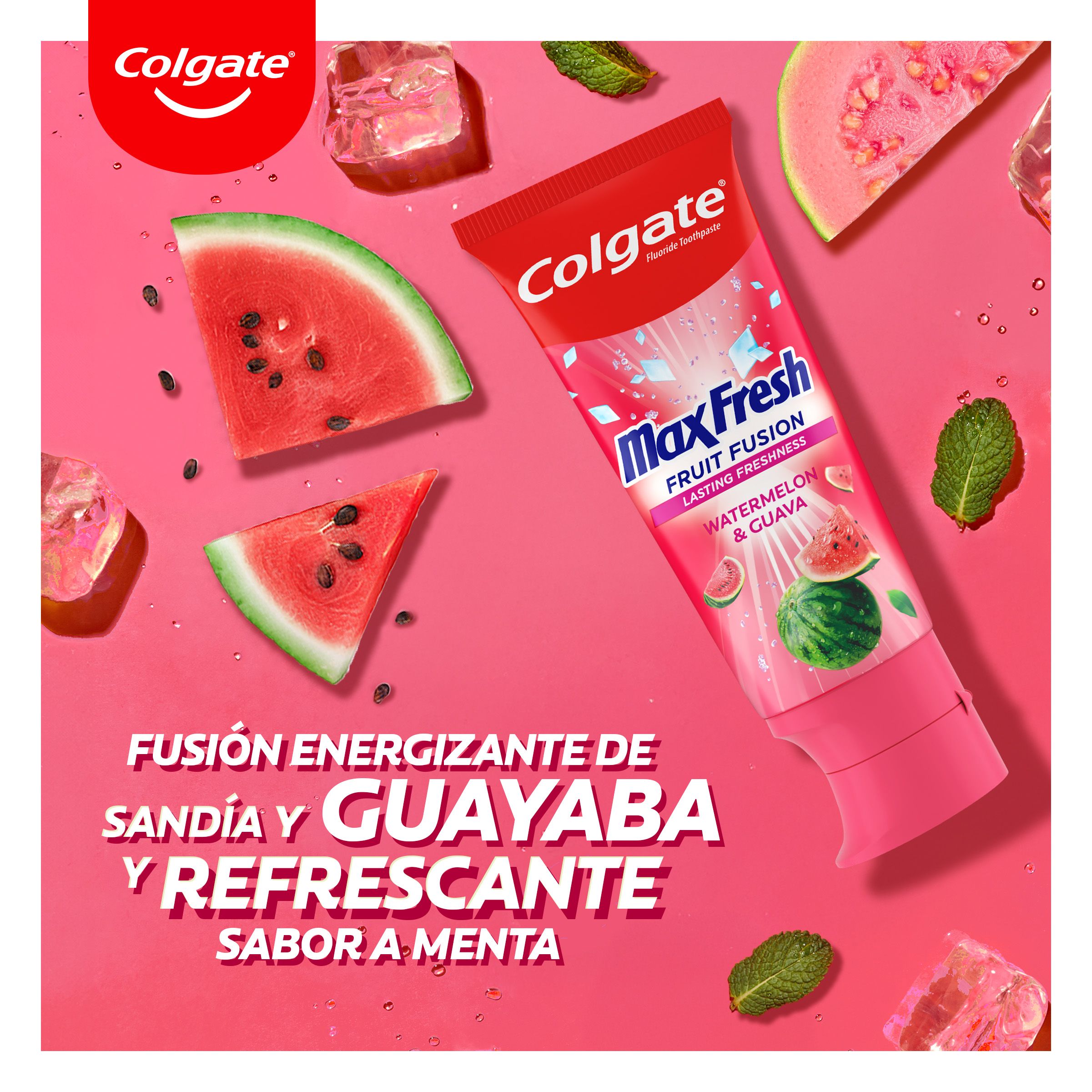 Colgate Max Fresh Fruit Fusion pasta za zube s okusom lubenice i guave Paste za zube i paste za zube