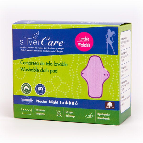 Periva platnena uloška za noć s krilcima | 1 komad
