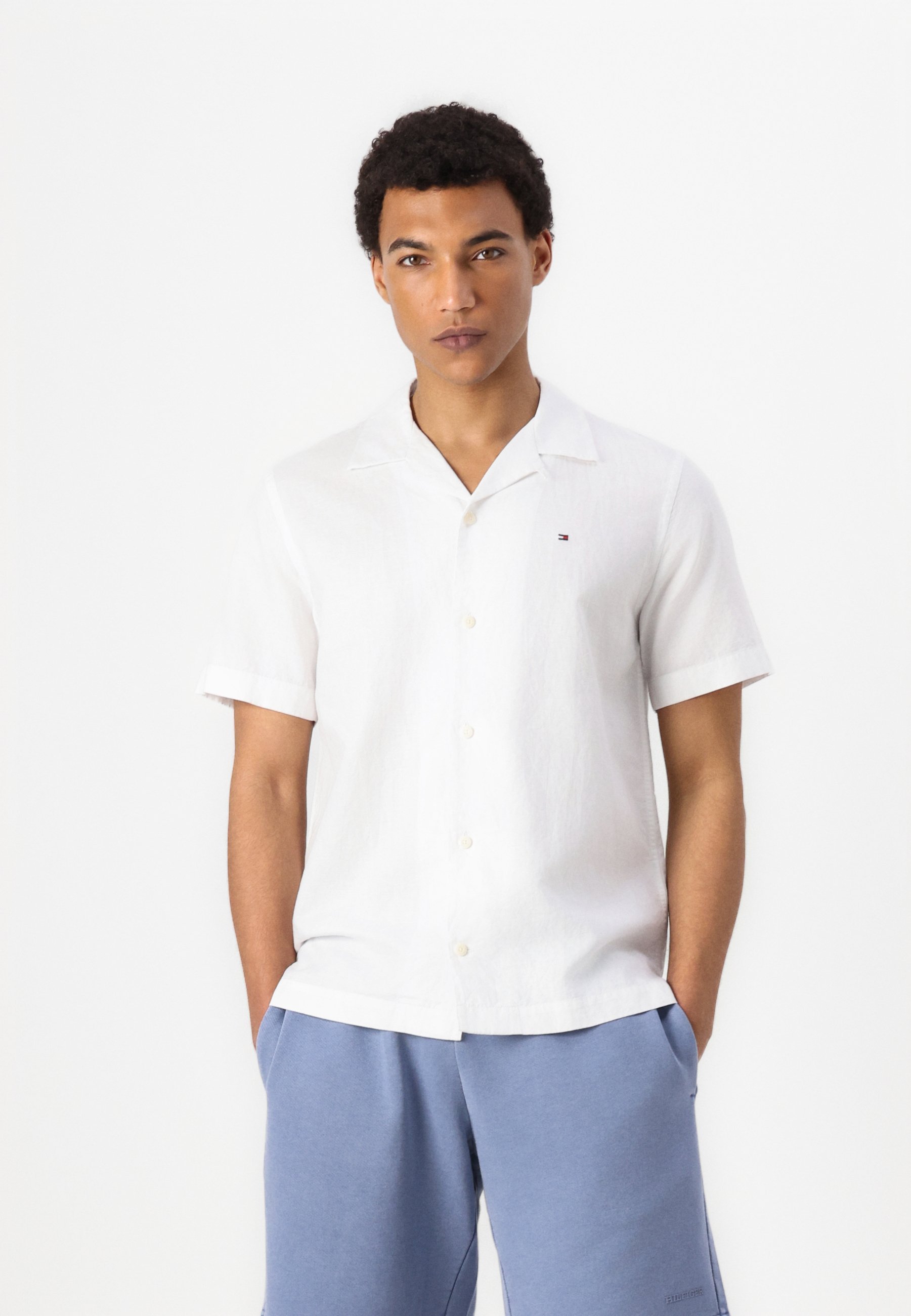 Tommy Hilfiger BLEND SOLID - Shirt - wit