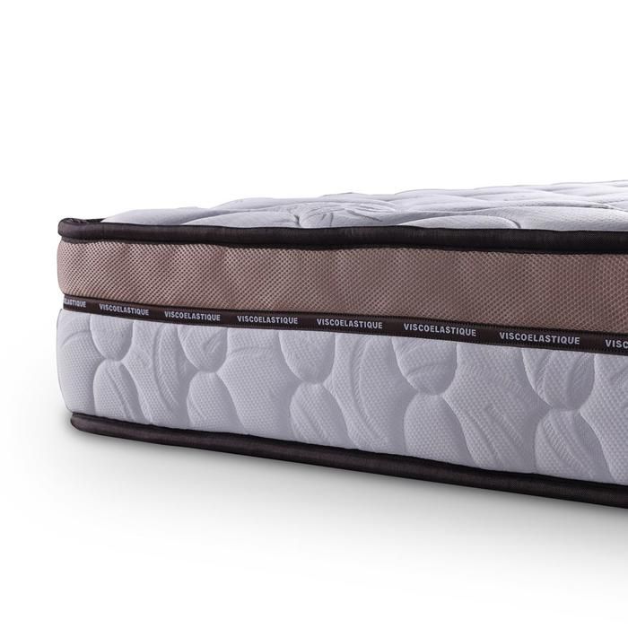 NATURA Bed Base + Mattress Set 160x200 cm | Height 22cm | Memory Foam | 3D Technology | Optimized Ventilation