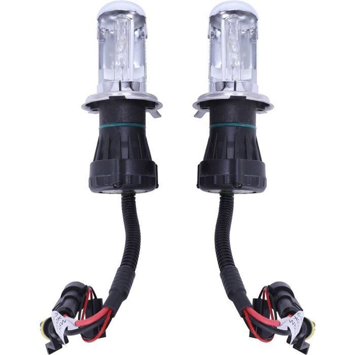 bombillas H4 de doble haz automático (luces altas y bajas) de 55 W y 6000 K con sensor de presión de zinc (PZCC)