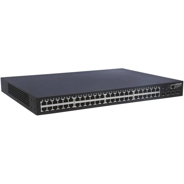 Netwerkswitch - INTELLINET - 561334 - 48 RJ45-poorten - 4 SFP-poorten - Gigabit Ethernet