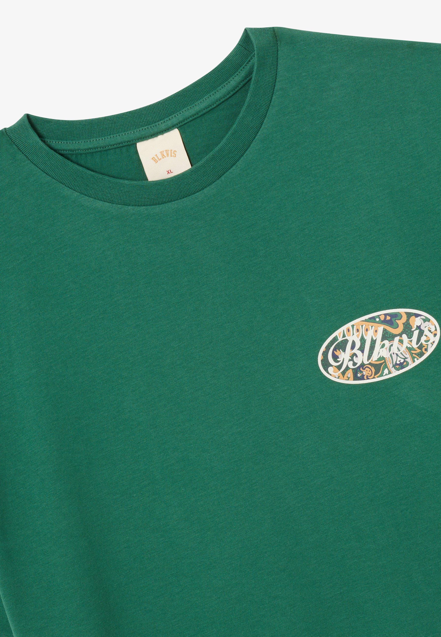 BLKVIS UNISSEX - Camiseta estampada - verde musgo