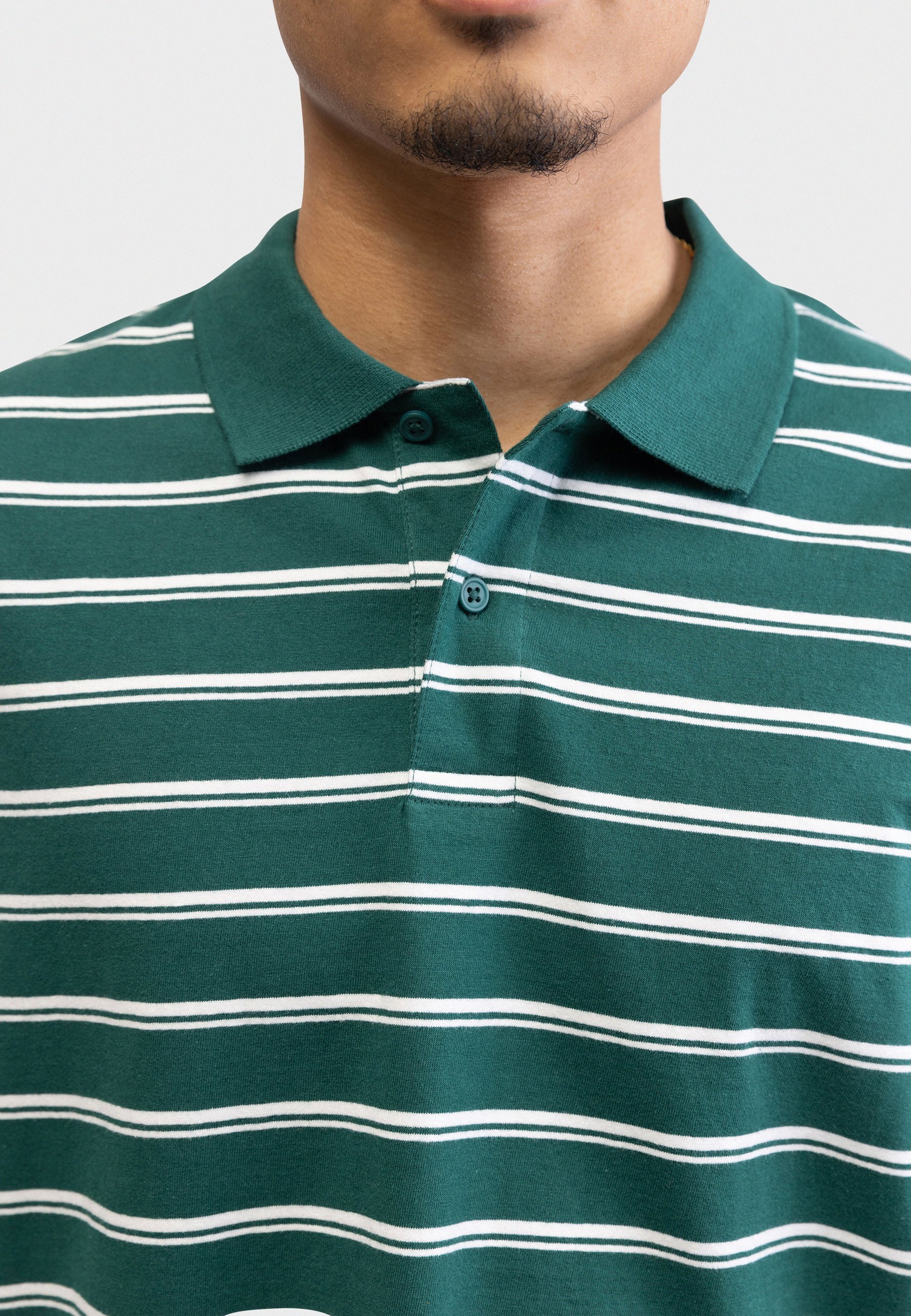 Redefined Rebel WESLEY POLO TEE OVERSIZED FIT - Poloshirt - regenwoud