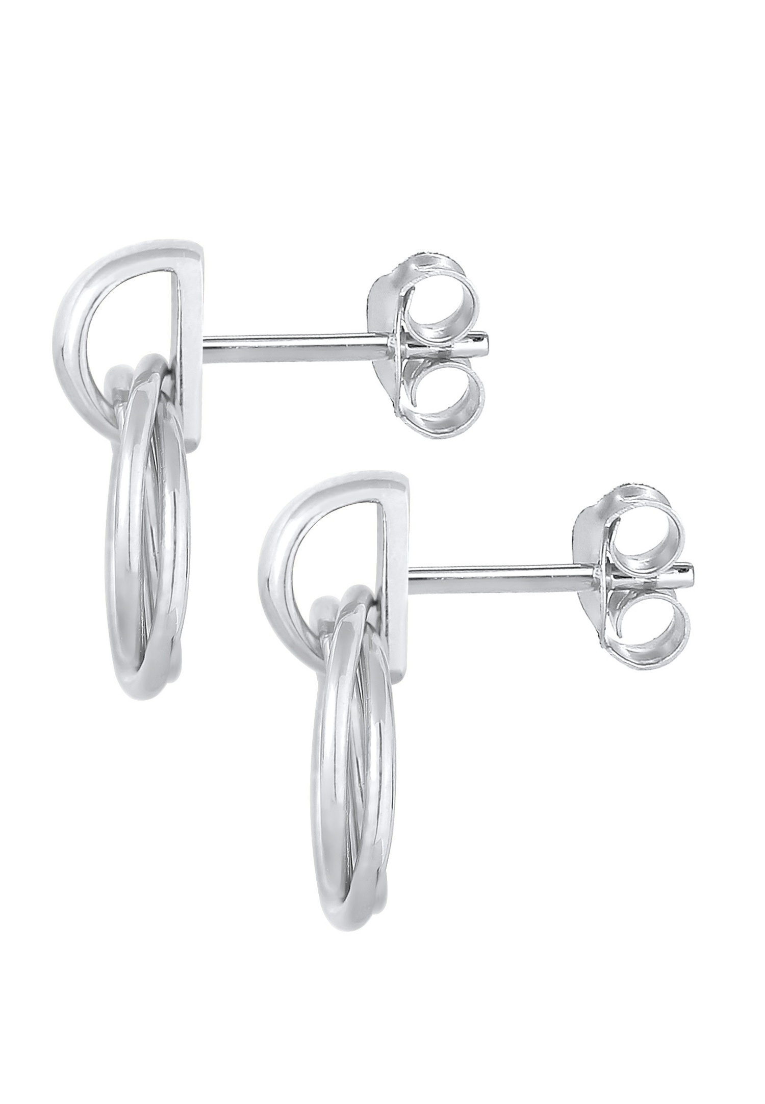 Elli Clous d'oreilles pour femmes Circles Blogger Trend en argent sterling 925