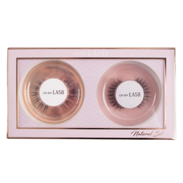 Sada umělých řas Oh My Lash Natural Black Faux Mink