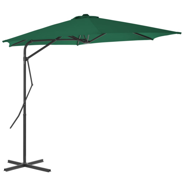 Parasol ogrodowy Zielony  vidaXL