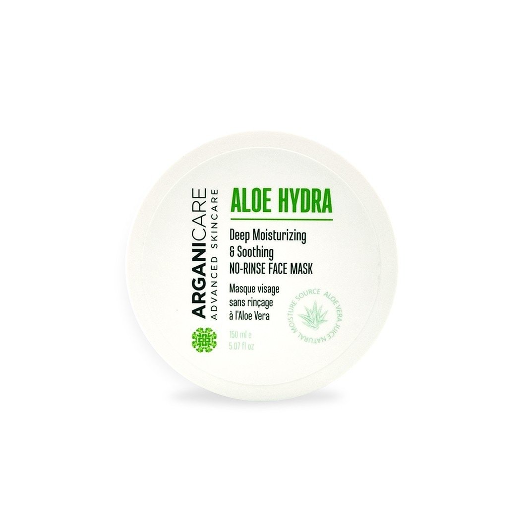 Arganicare sejas kopšanas līdzeklis Arganicare Aloe Hydra Dziļi mitrinoša un nomierinoša maska - 150 ml