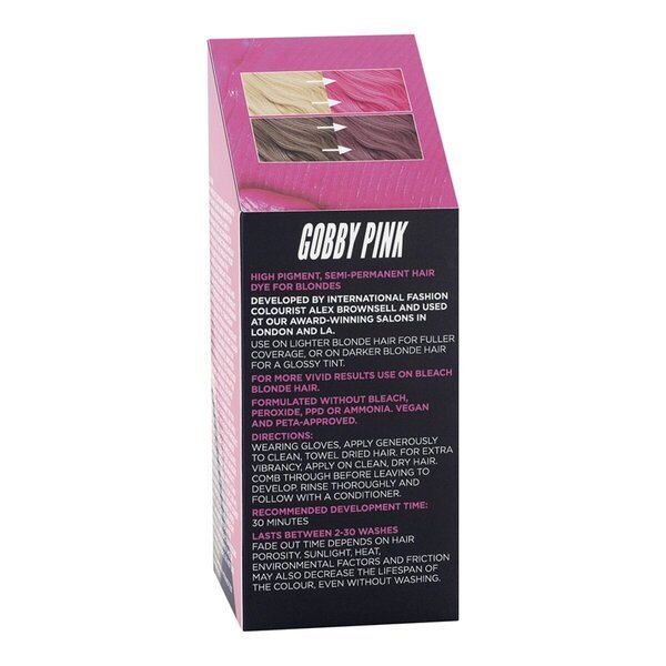 Bleach London Gobby Pink poltrajna veganska barva za lase 150 ml