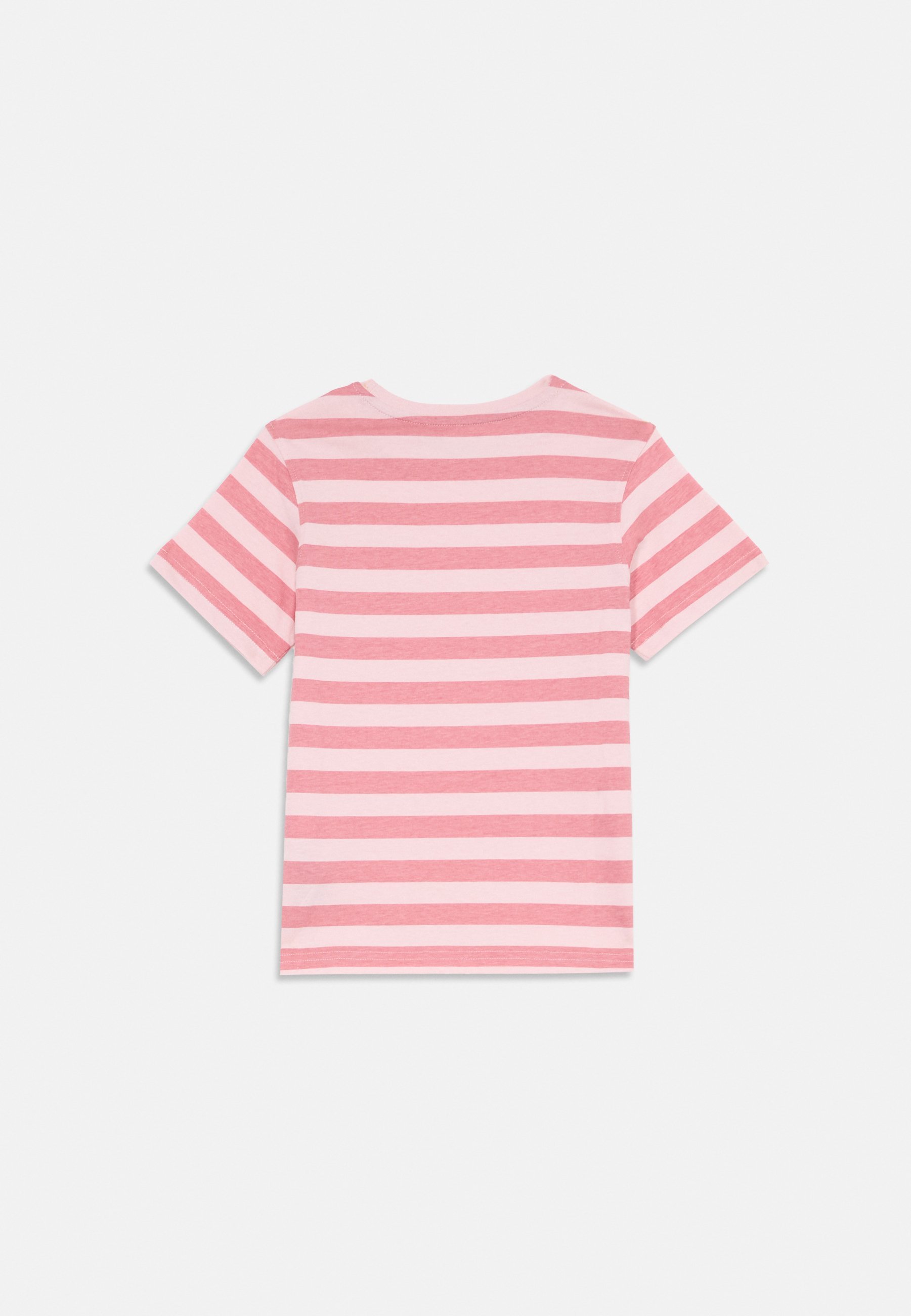 Friboo 5er-Pack – Bedrucktes T-Shirt – Hellgrau/Weiß/Rosa