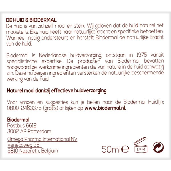 Creme de dia anti-idade Biodermal 60+<br>50ml - Pele madura