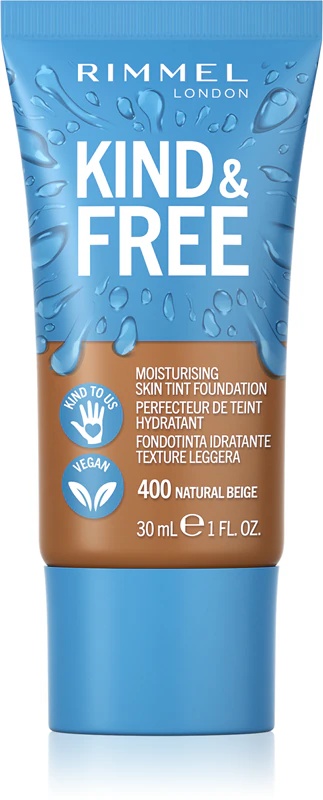 Rimmel Kind & Free vieglais mitrinošais tonālais krēms