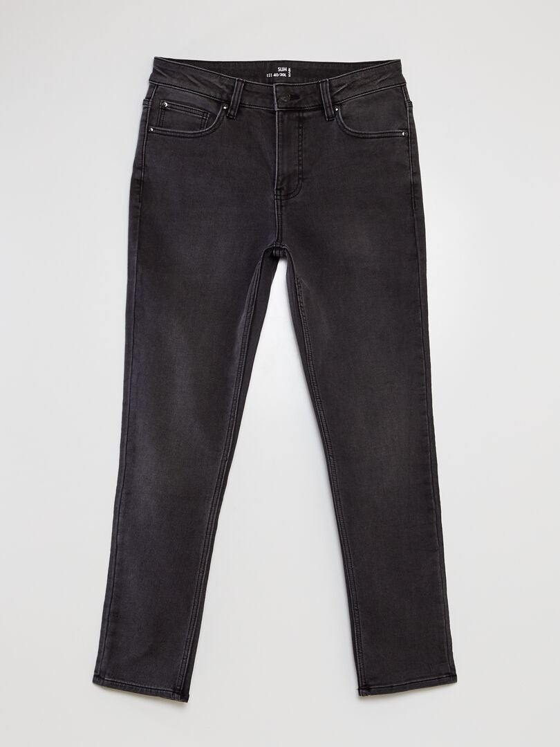 Slim stretch jeans - L30 - GRIJS