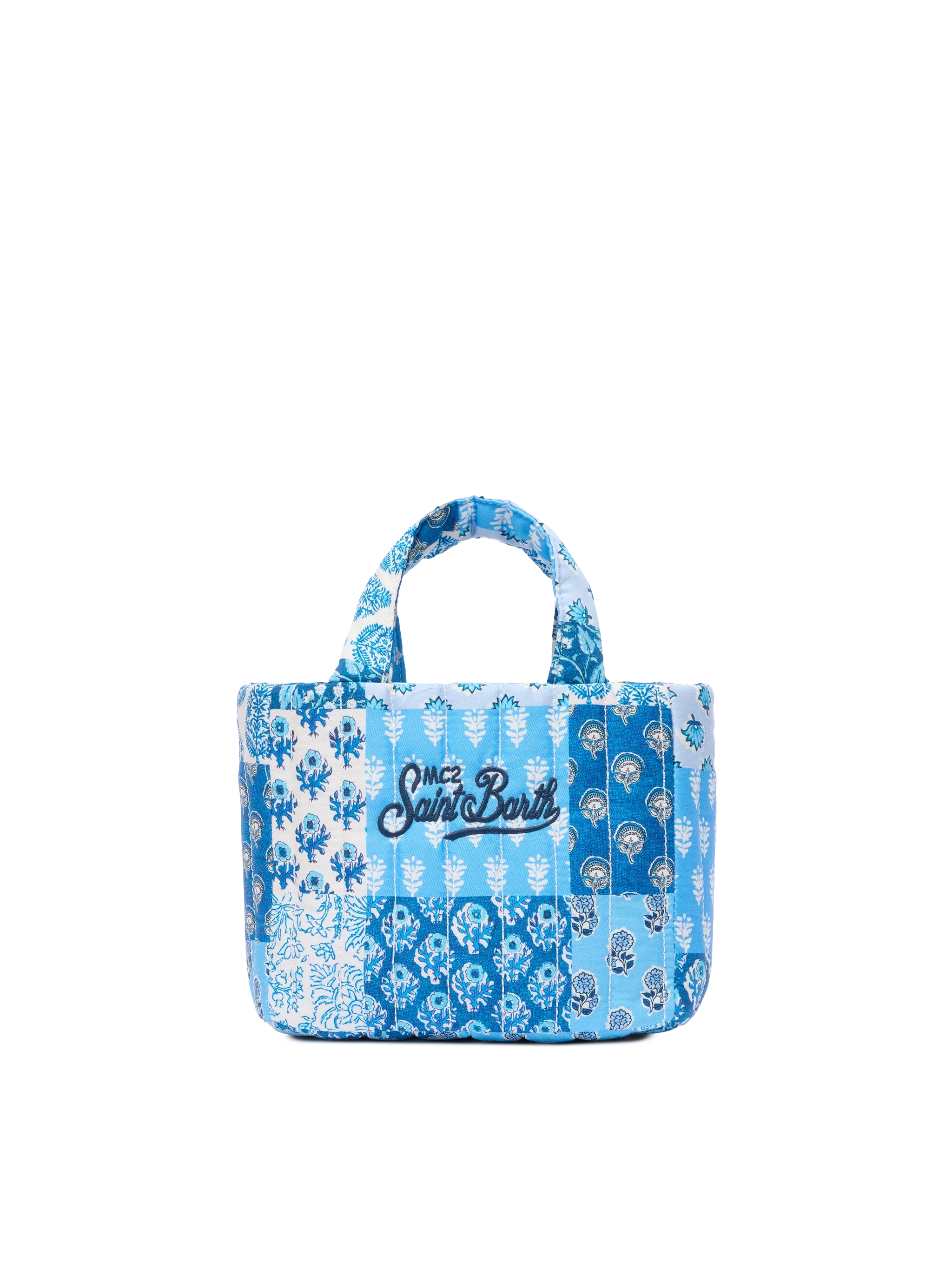 Gewatteerde, zachte mini-tas met bloemenprint
