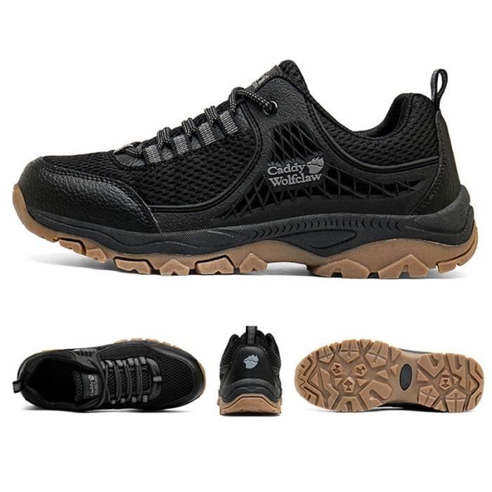 Zapatillas de senderismo bajas, transpirables y antideslizantes para hombre, ideales para caminar, hacer trekking y practicar montañismo.