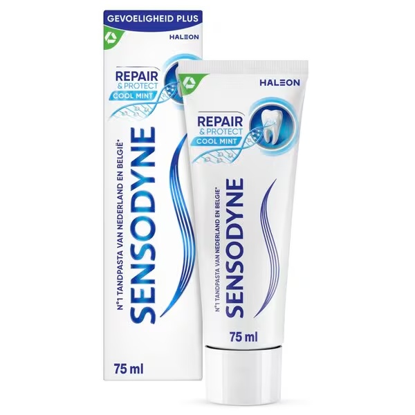 Sensodyne Repair & Protect паста за зубе са укусом хладне менте<br>Медицински производ - 4 x 75 мл