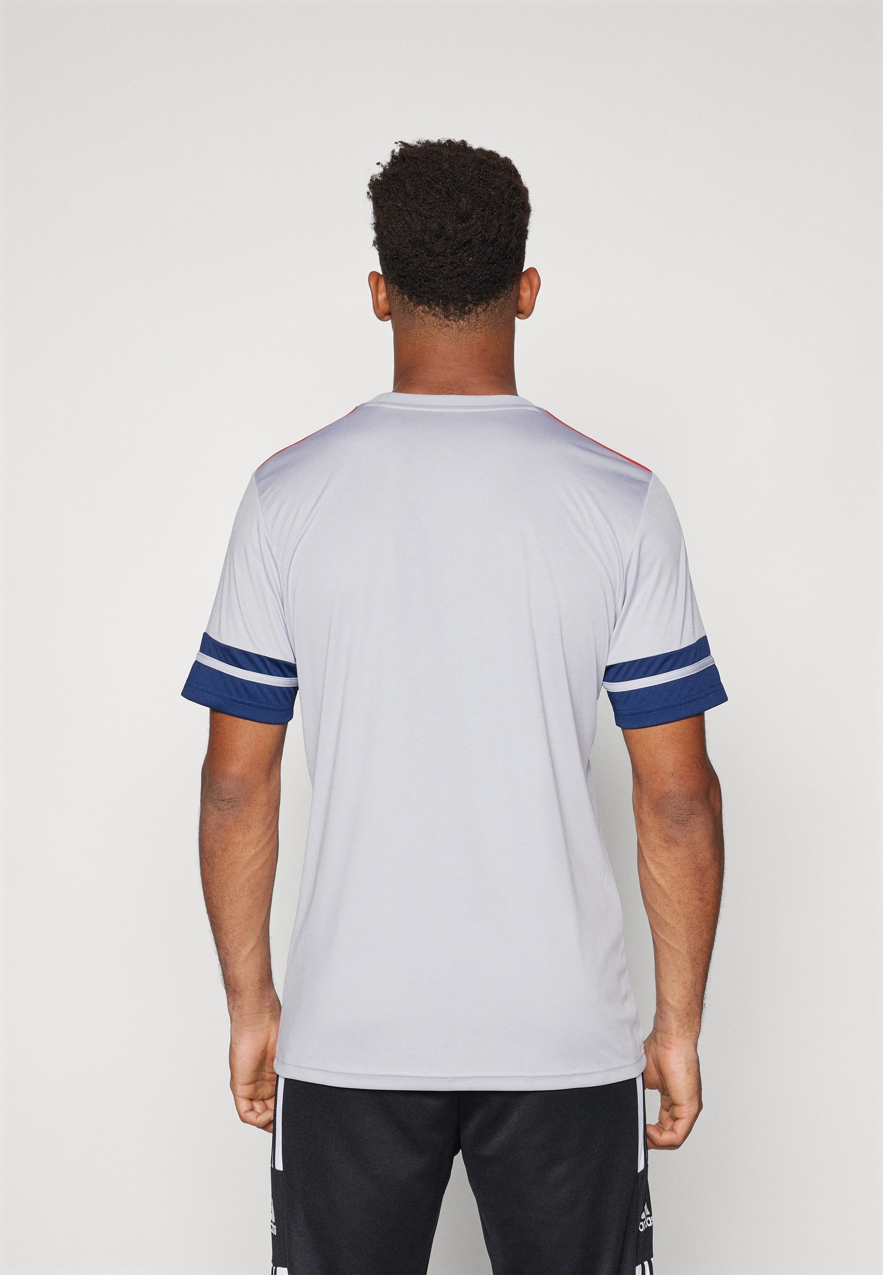 adidas Performance SQUADRA25 JERSEY SHORT SLEEVE - Treningsskjorter - black/team navy blue/pure ruby