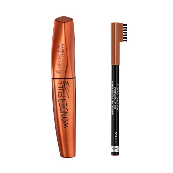 Μάσκαρα Wonder Argan Black + Δώρο Μολύβι Φρυδιών Απόχρωση 002 | 1 Τεμάχιο