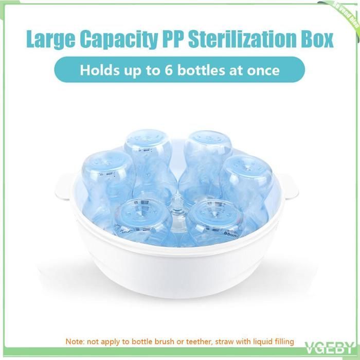 Fafeicy magnetronsterilisator voor babyflesjes, stoomsterilisator voor babyverzorging en babyflesjes