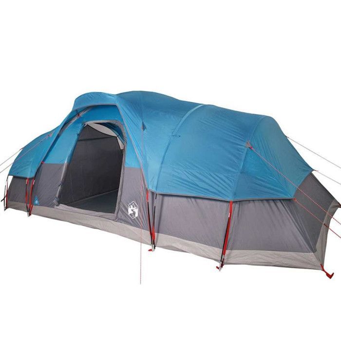 Tenda a cupola vidaXL per 11 persone, blu, impermeabile, tenda da giardino, riparo per esterni, tenda da campeggio, riparo 94567