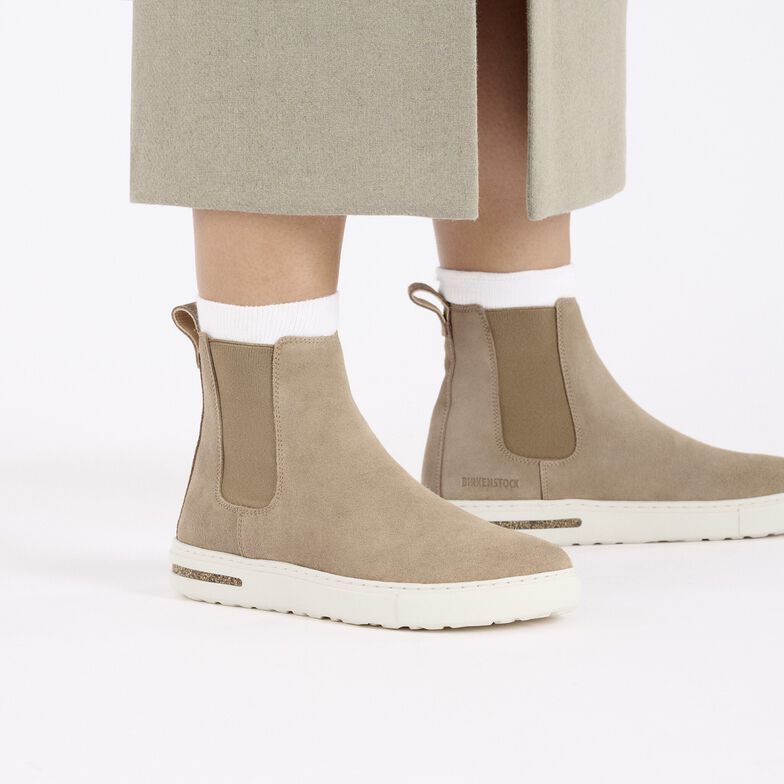 Bend Chelsea Pelle scamosciata - Taupe Taupe