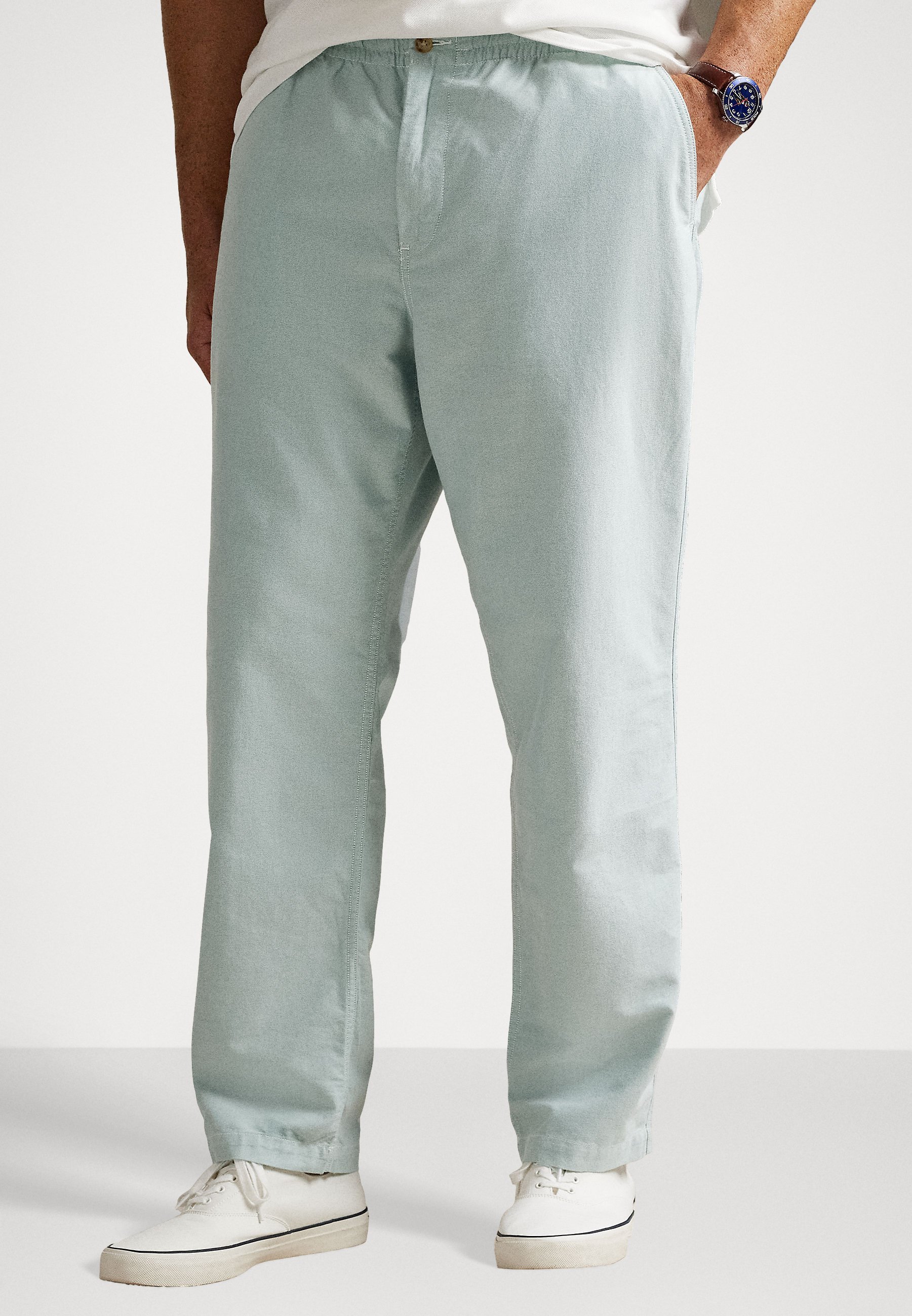 Polo Ralph Lauren Big & Tall POLO PREPSTER CLASSIC FIT OXFORD TROUSER - Chinos - fatigue