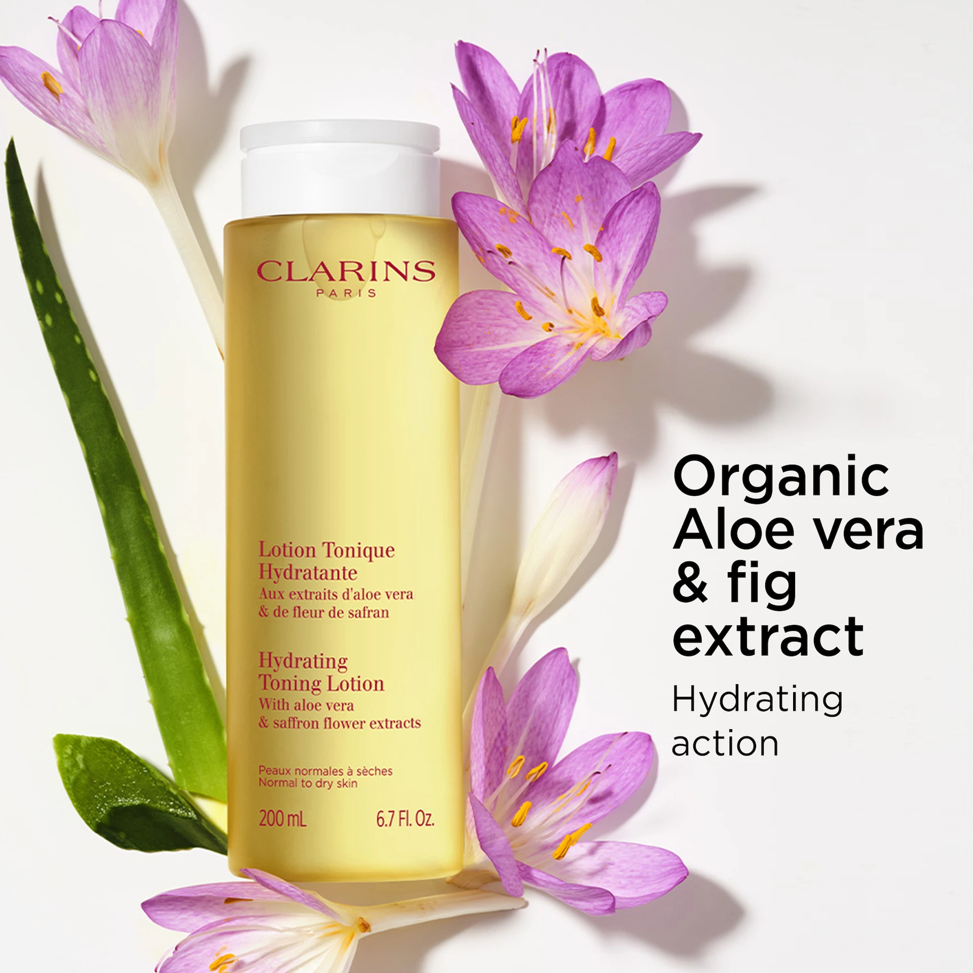 Hidratantni tonizirajući losion za normalnu do suhu kožu 200 ml - Clarins