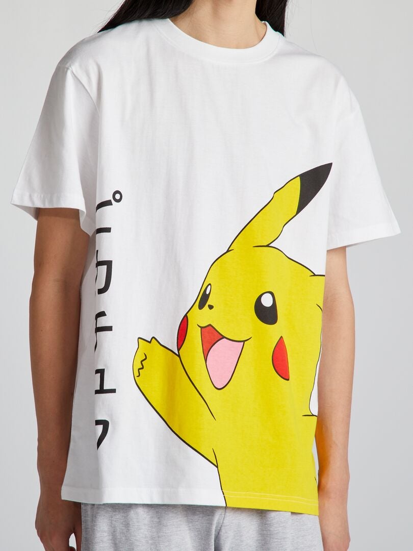 Pijama Pikachu - Cinza