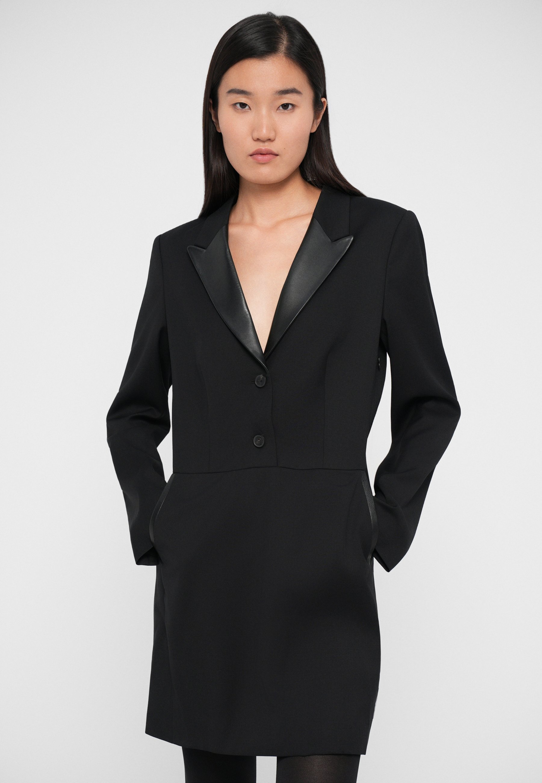 Abito a camicia The Kooples ROB - nero