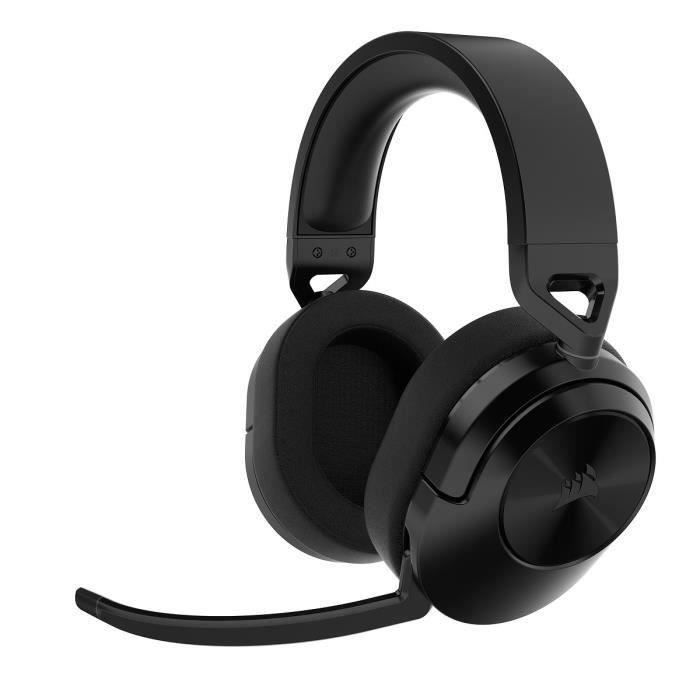 Casque Gaming - CORSAIR - HS55 WIRELESS - Son Surround Dolby Audio 7.1 - Sans fil - Carbone - Noir - (CA-9011280-EU)