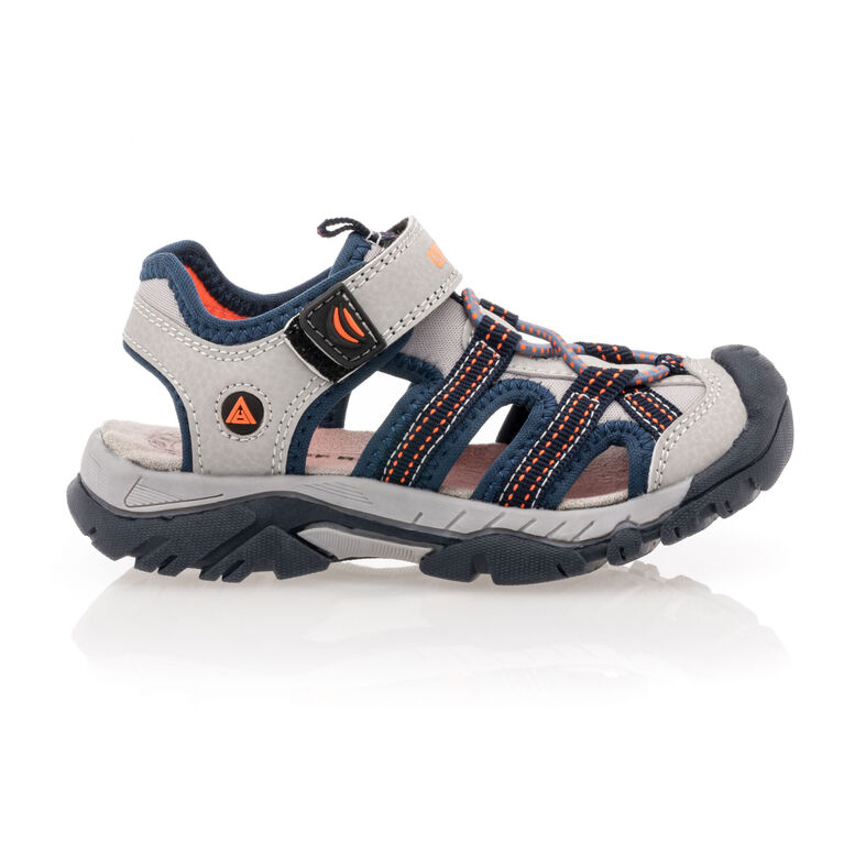 Sandalias grises para niño / Zapatos de punta abierta