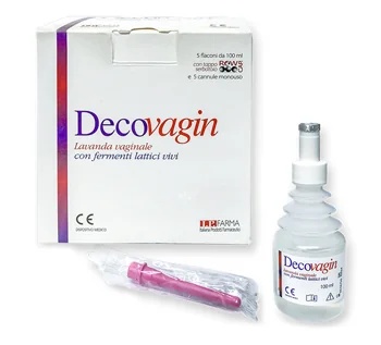 Ducha vaginal Decovagin: 5 frascos + 5 cánulas desechables