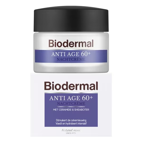 Biodermal Anti Age 60+ nočna krema<br>50ml - Zrela koža